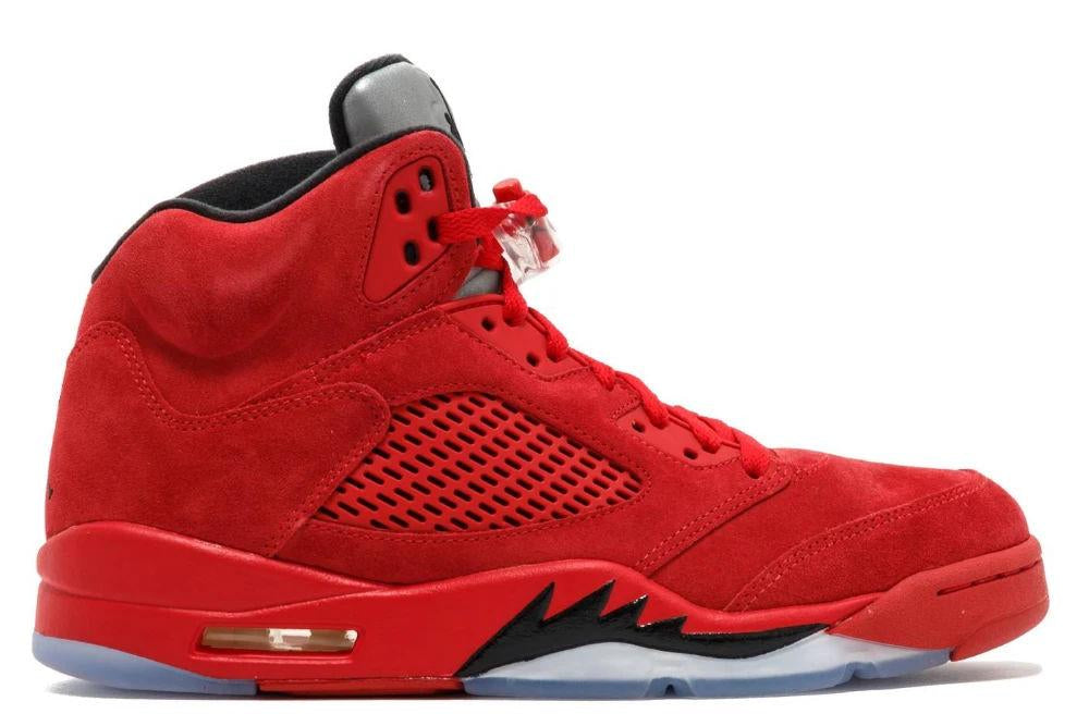 Air Jordan 5 Retro  Red Suede  136027-602((M)US7/EUR40)