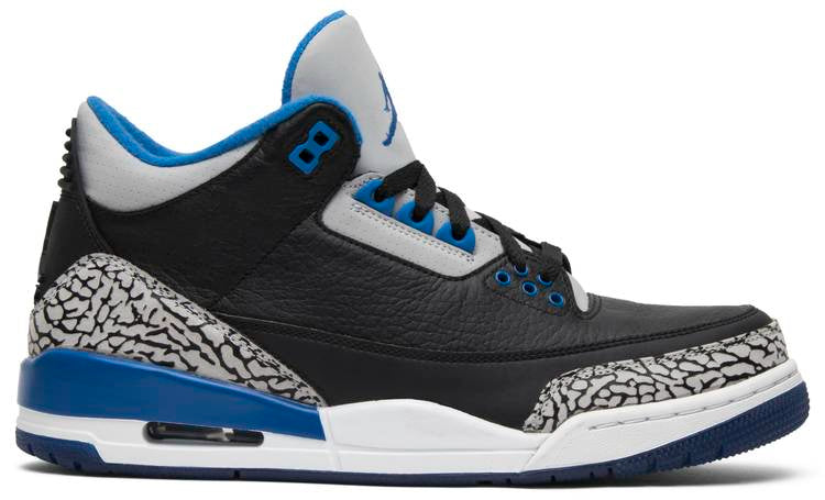 Air Jordan 3 Retro  Sport Blue  136064-007((M)US7/EUR40)