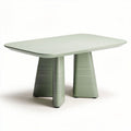 Green plastic dining table for indoor and outdoor use 150 x 80 x 75cm