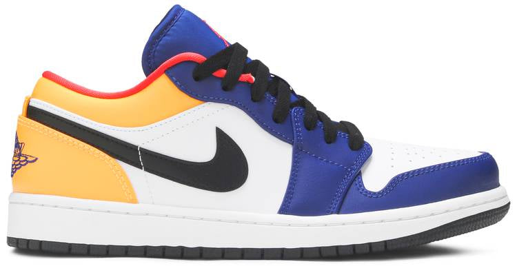 Air Jordan 1 Low  White Deep Royal Blue  553558-123((W)US5.5/EUR36)