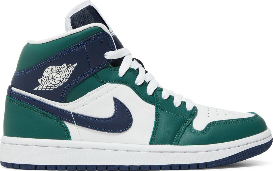 Air Jordan 1 Mid in Navy and Green DZ5326-300((W)US5.5/EUR36)