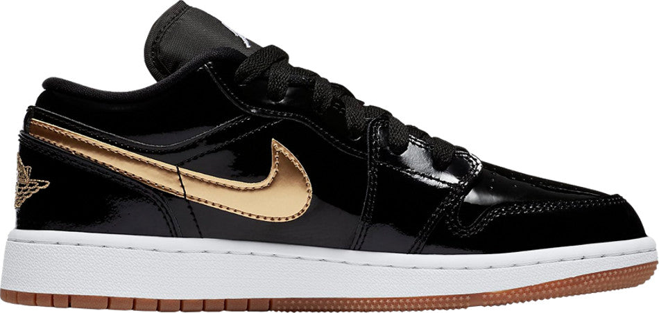 Air Jordan 1 Low GS  Metallic Gold  554723-032((M)US10.5/EUR44.5)