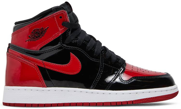 Air Jordan 1 Retro High OG GS  Patent Bred  575441-063(US4Y/EUR36)
